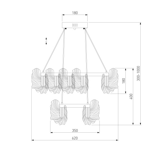  Bogate's 90374/2/ подвесной светильник