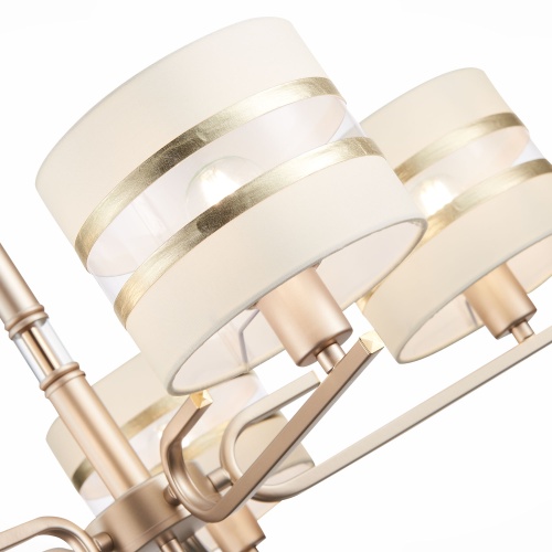 Уценка SLE300203-05 Светильник потолочный Шампань/Белый, Золотистый E14 5*40W ALMESE