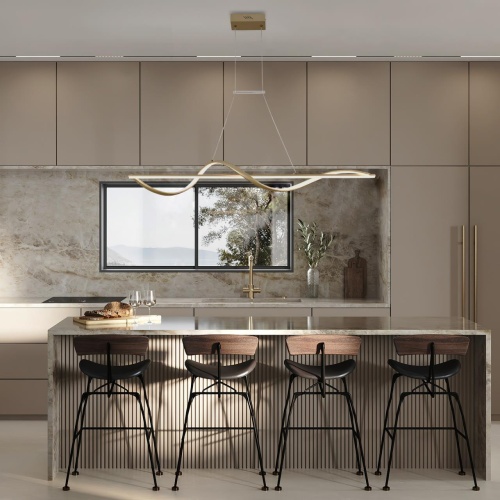 Подвесная люстра F-Promo 4181-2P, подвесная люстра, L1000xW180xH220/1000, LEDx34W + LEDx41W, 3938LM, 3000-6000K, included, remote control