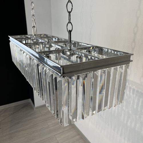 Люстра Rh 1920S Odeon Clear Glass Fringe Chrome 100 от Imperiumloft 229996-22