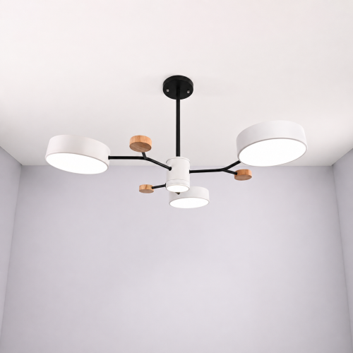 Люстра на штанге MEADE 4 lamps White 207854-26