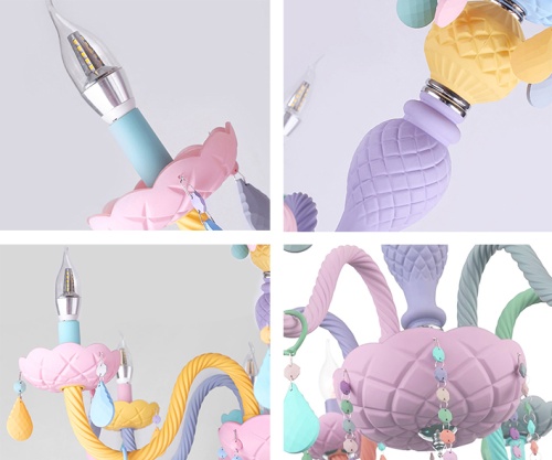 Люстра Kink Light Астрид мультиколор 074175-6