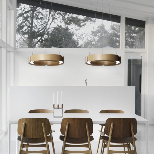 Подвесной Кольцевой Светильник Range 1 D55 Light Wood от Imperiumloft 195537-26