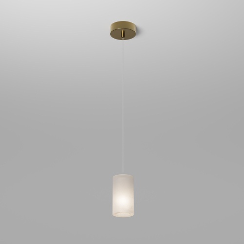 Подвесной светильник Eurosvet 304052 алебастр/латунь