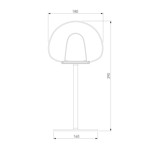 Настольный светильник Eurosvet 90326/1 черный