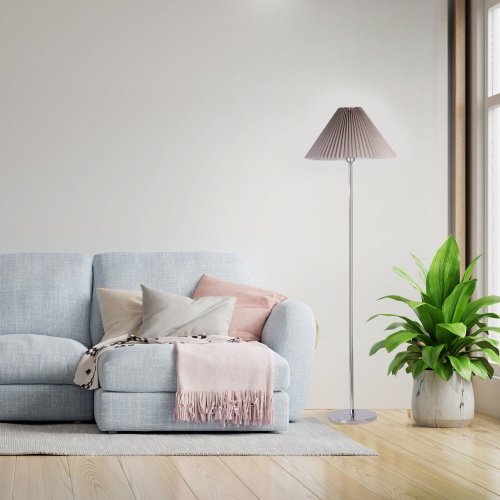 Напольный светильник Eurosvet 01133/1 хром/серый