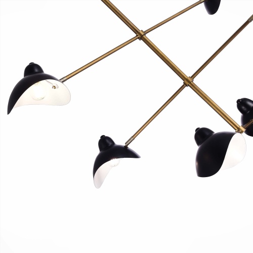 SL1801.303.06 Люстра потолочная ST-Luce Античная бронза/Черный E14 6*60W MINNE