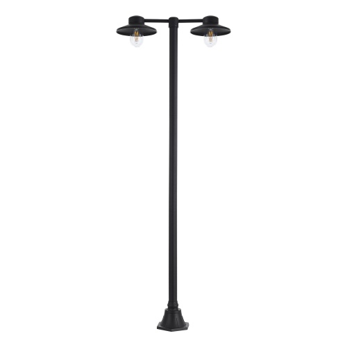 SL9542.705.02 Светильник уличный напольный ST-Luce темно-серый E27 2*60W BASKO