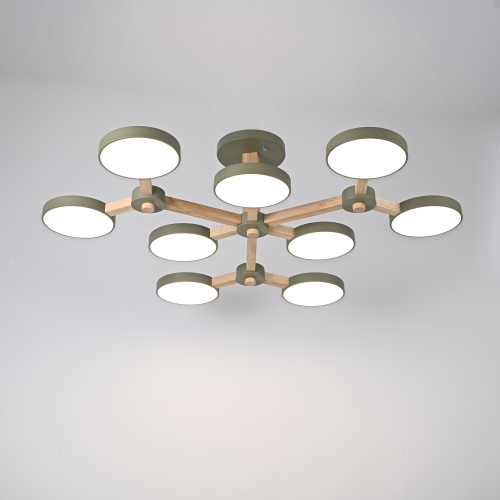 Потолочная люстра TURNA Хаки 141111-26