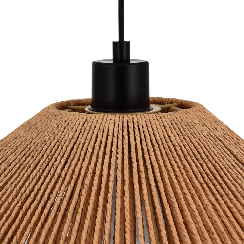 SLE6023-603-01 Светильник подвесной бежевый/черный E27 1*40W VERVE