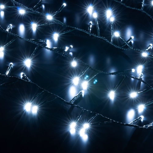 Гирлянда бытовая электрическая нить Eurosvet 400-004 белый