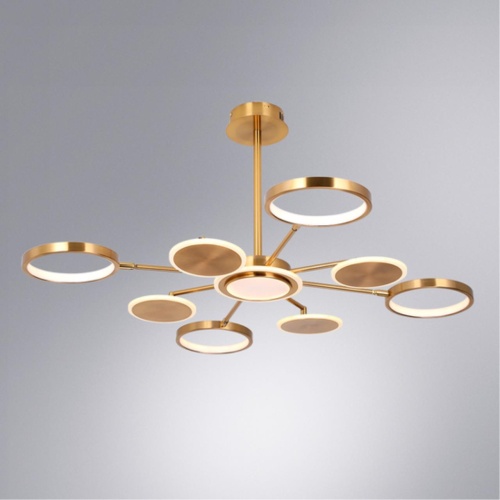 Люстра на штанге Arte lamp A1363PL-8PB СВЕТИЛЬНИК ПОТОЛОЧНЫЙ