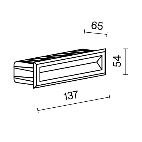 Подсветка для лестниц Outdoor O045SL-L5W3K