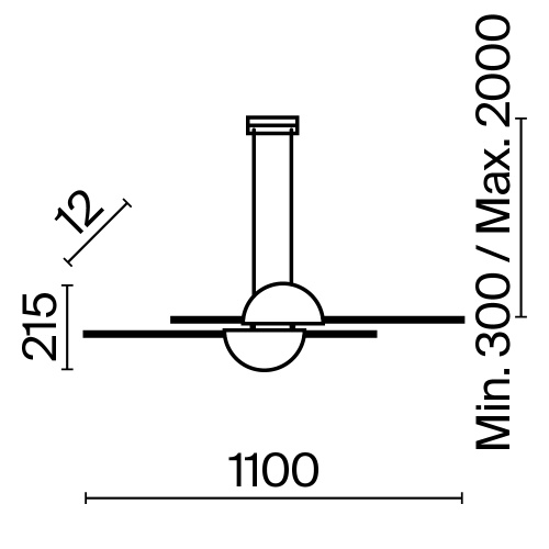 Подвесной светильник Maytoni MOD179PL-L26BS4K