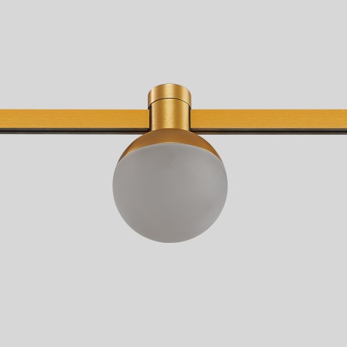 ST815.206.05 Магнитный трековый светильник FARM Золотистый LED 1*5W 3000K 89Lm Ra90 120 IP20 D75xH10 FARM
