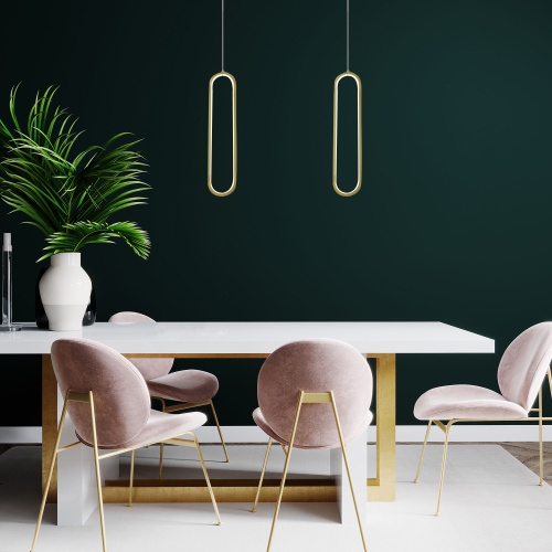 Светильник подвесной Eurosvet 90269/1 черный/золото