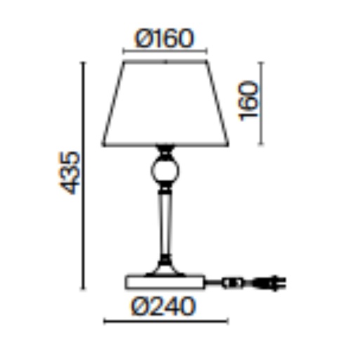Настольный светильник Freya FR5190TL-01BS1