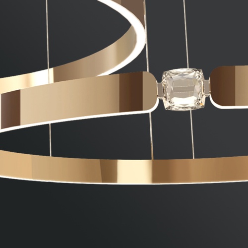 Подвесная люстра SELLIF B RING D40 Brass 231733-23