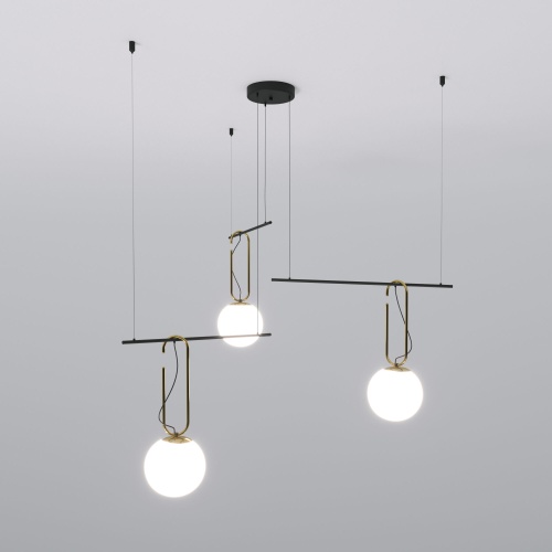 Подвесной светильник Eurosvet 70143/3 черный Smart