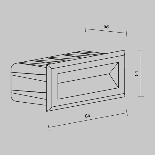 Подсветка для лестниц Outdoor O045SL-L3W3K