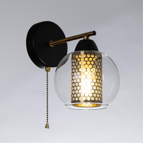 Бра Arte lamp A7045AP-1BK СВЕТИЛЬНИК НАСТЕННЫЙ