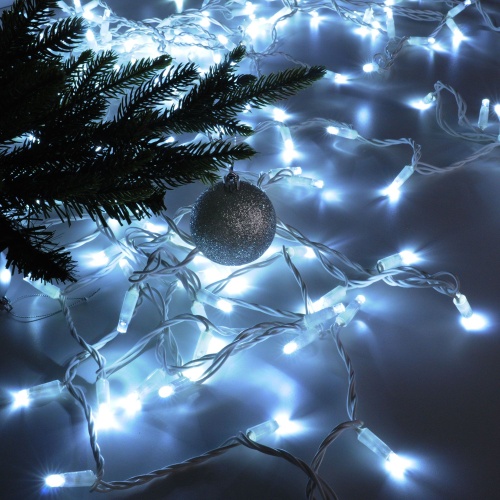 Гирлянда бытовая электрическая нить Eurosvet 400-102 белый