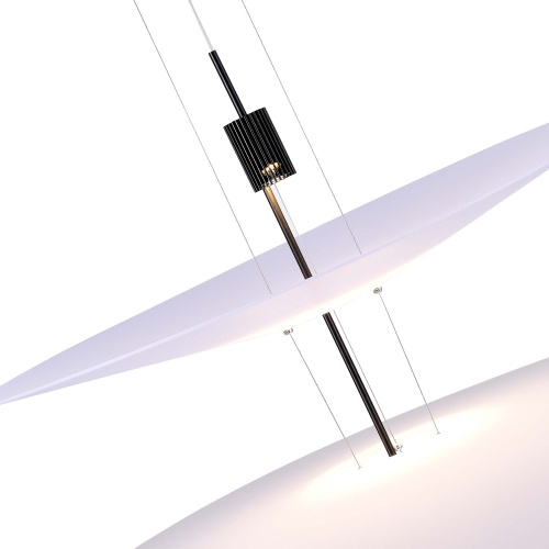 SL6101.423.01 Люстра подвесная ST-Luce Черный/Белый LED 1*15W 3000K ИСОЛА