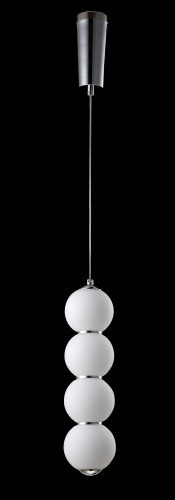Светильник подвесной Crystal Lux DESI SP4 CHROME/WHITE