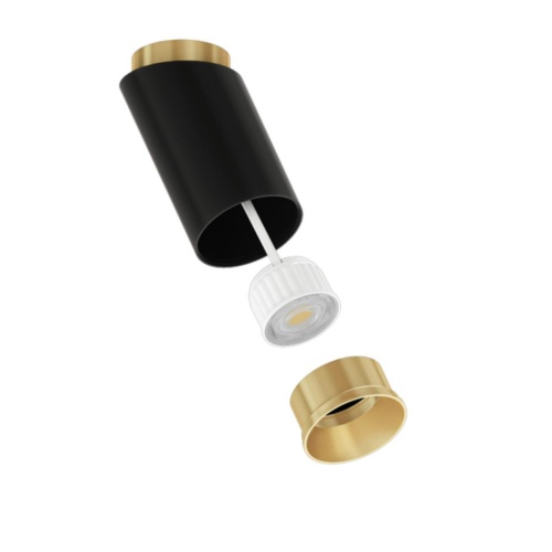 Накладной светильник Arte lamp A5360PL-1BK Светильник потолочный накладной CONE для MR16 Ø65x120мм черный IP20