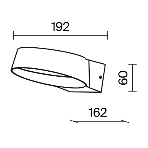 Уличный настенный светильник Outdoor O443WL-L12GF3K