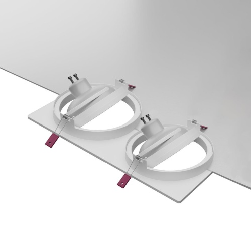 Врезной светильник Favourite 4647-2C, врезной светильник, L172xW92xH28, cutout:L150xW75, 2xGU10x35W, IP20, excluded