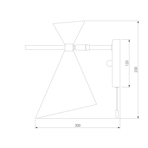 Настенный светильник Eurosvet 70114/1 белый
