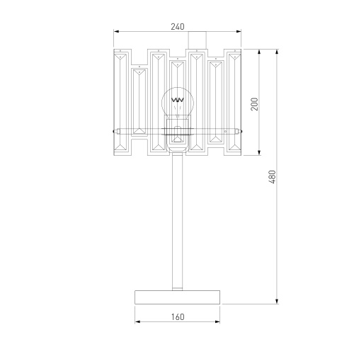 Настольный светильник Strotskis Bogate's 01148/1