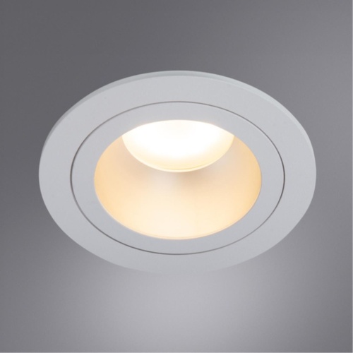 Точечный встраиваемый светильник Arte lamp A2161PL-1WH Светильник потолочный встраиваемый ALKES для MR16 Ø92x36мм белый IP20 монтаж Ø82мм