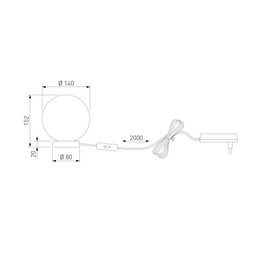 Латунь Bogate's 1_102 /настольный светильник