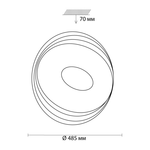Настенно-потолочный светильник Сонекс Seka 3027/EL