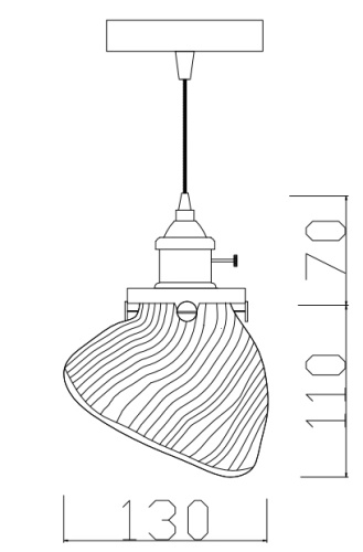 Потолочный светильник Loft Sea Shell 123662-22