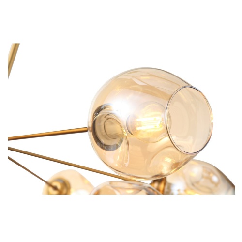 SL1500.203.12 Светильник подвесной ST-Luce Золотистый/Янтарный E14 12*40W ФОВИА