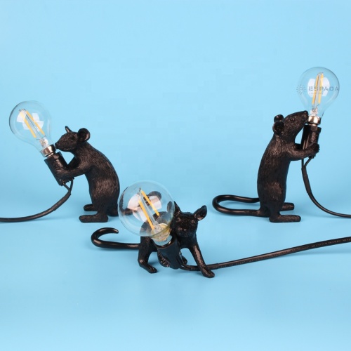 Настольная лампа Mouse Sitting Black 178307-22