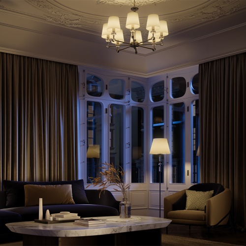 Подвесной светильник Maytoni MOD018PL-08CH