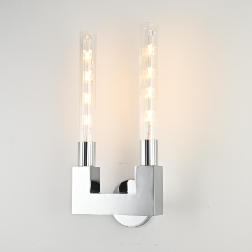 Бра Canelle Wall Lamp Double Sconces Chrome от Imperiumloft 147875-22
