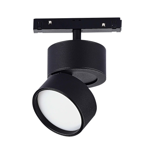 ST809.436.09 Магнитный трековый светильник Черный LED 1*9W 3000K 500Lm Ra&gt;90 120° IP20 D85xH126 48V SKYLINE 48
