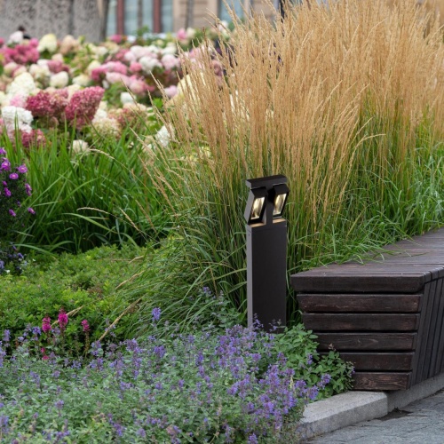 Уличный столб Favourite 3032-2T, уличный светильник, L150xW60xH800, 2xLEDx7W, 600LM, 4000K, IP44, included