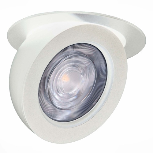 ST654.538.10 Св-к встр. Белый LED 1*10W 3000K 850Lm Ra&gt;90 38° IP20 D109xH60 180-240V Встраиваемые светильники