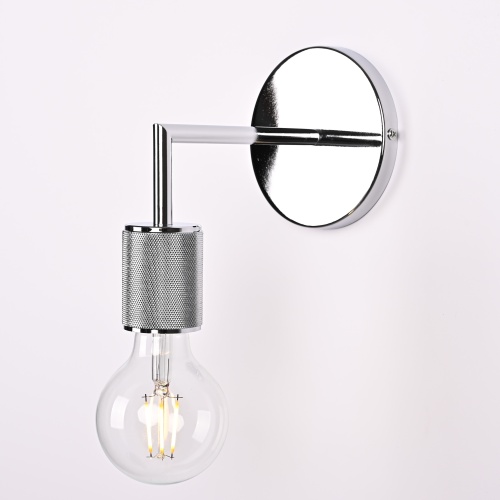 Бра RH Utilitaire Single Sconce Silver 123286-22