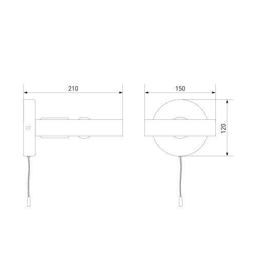 Настенный светильник Eurosvet 70056/1 черный