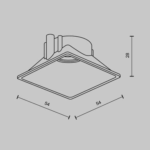 Аксессуар Technical Ring8-10W-SQ-BS