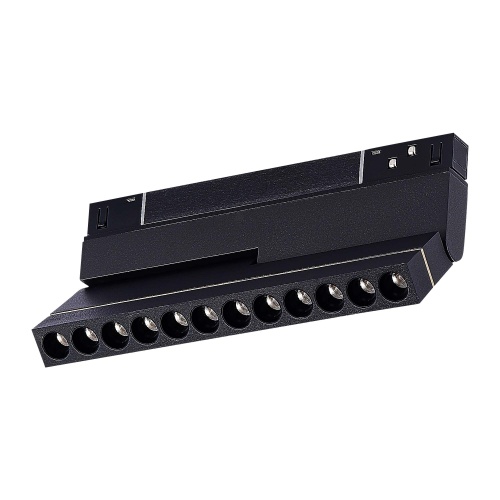 ST805.446.12 Магнитный трековый светильник Черный LED 1*12W 4000K 450Lm Ra>90 36° IP20 L220xW22xH117 SKYLINE 48