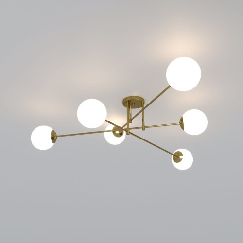  Eurosvet 30181/6 /потолочный светильник/латунь Smart