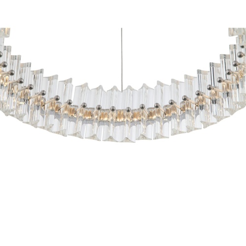 SL383.103.01 Светильник подвесной ST-Luce Хром/Хром, Прозрачный LED 1*34W 3000K КЕРИО